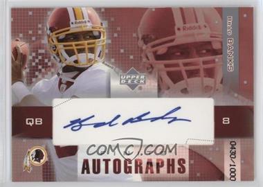 2003 Upper Deck Finite - Autographs #FA-BB - Brad Banks /1000