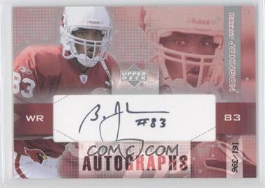 2003 Upper Deck Finite - Autographs #FA-BR - Bryant Johnson /396