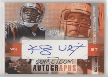 2003 Upper Deck Finite - Autographs #FA-KW - Kelley Washington /1058