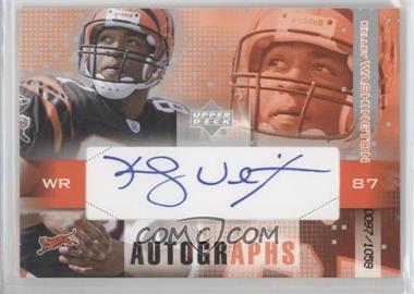 2003 Upper Deck Finite - Autographs #FA-KW - Kelley Washington /1058