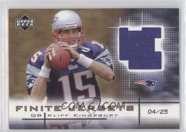 2003 Upper Deck Finite - Jerseys - Gold #FJ-KK - Kliff Kingsbury /25