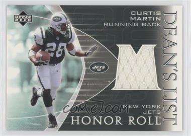 2003 Upper Deck Honor Roll - Dean's List Jerseys #DL-CU - Curtis Martin