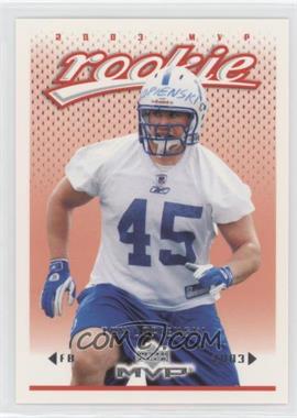 2003 Upper Deck MVP - [Base] #348 - Tom Lopienski