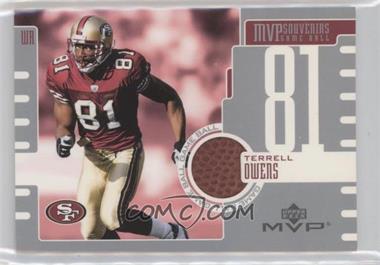 2003 Upper Deck MVP - Souvenirs Game Ball #GB-TO - Terrell Owens