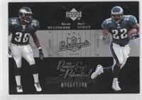 Duce Staley, Brian Westbrook #/1,700