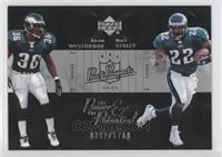 Duce Staley, Brian Westbrook #/1,700