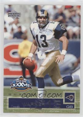 2003 Upper Deck Super Bowl XXXVII - Stadium Giveaway [Base] #SB-2 - Kurt Warner