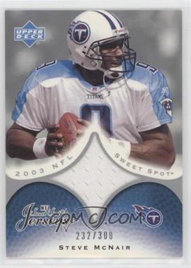 2003 Upper Deck Sweet Spot - Jerseys #JC-SM - Steve McNair /300