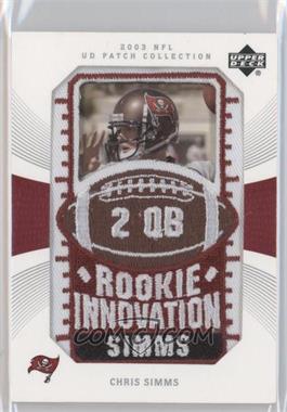 2003 Upper Deck UD Patch Collection - [Base] #122 - Chris Simms