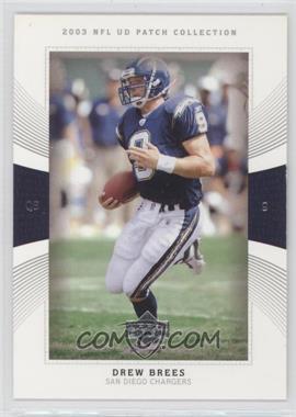 2003 Upper Deck UD Patch Collection - [Base] #9 - Drew Brees