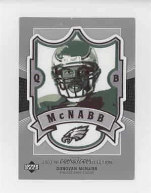 2003 Upper Deck UD Patch Collection - Jumbo Souvenir Patch #DM - Donovan McNabb [Noted]