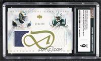 Marshall Faulk, Curtis Martin [CGC 9 Mint] #/250