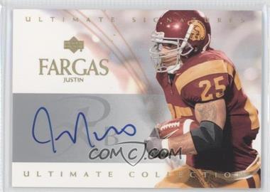 2003 Upper Deck Ultimate Collection - Ultimate Signatures #US-JF - Justin Fargas
