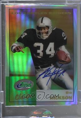 2003 eTopps Classic - [Base] - Autographs #ETC24 - Bo Jackson [Uncirculated]