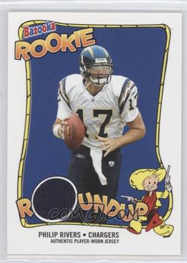 2004 Bazooka - Rookie Roundup Jerseys #RR-PR - Philip Rivers