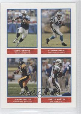 2004 Bazooka - Stickers #16 - Eddie George, Stephen Davis, Jerome Bettis, Curtis Martin