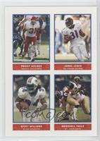 Priest Holmes, Ricky Williams, Jamal Lewis, Marshall Faulk