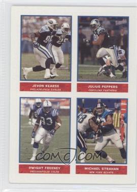 2004 Bazooka - Stickers #2 - Jevon Kearse, Dwight Freeney, Julius Peppers, Michael Strahan