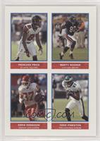 Peerless Price, Marty Booker, Eddie Kennison, Todd Pinkston