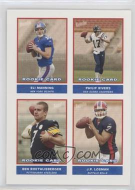 2004 Bazooka - Stickers #45 - Eli Manning, Philip Rivers, Ben Roethlisberger, J.P. Losman
