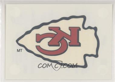 2004 Bazooka - Team Logo Tattoos #KCCH - Kansas City Chiefs Team