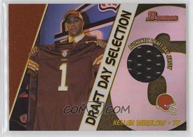 2004 Bowman - Draft Day Selection Relics #DJ-KW - Kellen Winslow Jr.