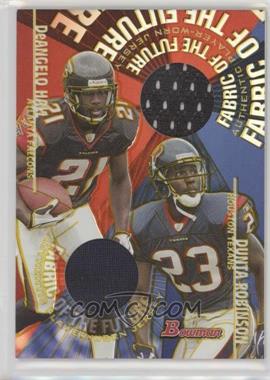 2004 Bowman - Fabric of the Future Doubles #FFD-HR - DeAngelo Hall, Dunta Robinson /50
