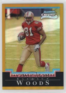 2004 Bowman Chrome - [Base] - Gold Refractor #192 - Rashaun Woods /50