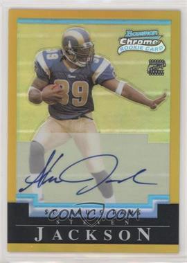 2004 Bowman Chrome - [Base] - Gold Refractor #224 - Rookie Autographs - Steven Jackson /50