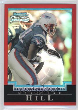 2004 Bowman Chrome - [Base] - Uncirculated Red Refractor #121 - Marquise Hill /210