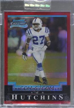 2004 Bowman Chrome - [Base] - Uncirculated Red Refractor #196 - Von Hutchins /210 [Uncirculated]