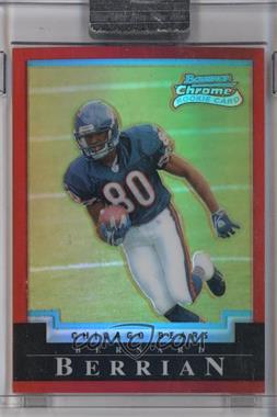 2004 Bowman Chrome - [Base] - Uncirculated Red Refractor #201 - Bernard Berrian /210 [Uncirculated]