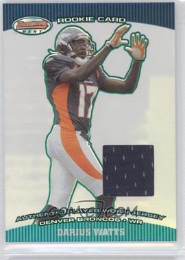 2004 Bowman's Best - [Base] - Green #122 - Darius Watts /499