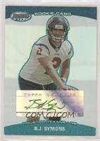 B.J. Symons #/499