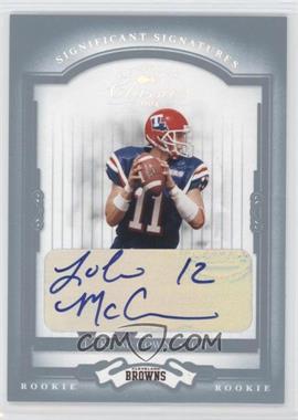 2004 Donruss Classics - [Base] - Platinum Significant Signatures #204 - Luke McCown /25