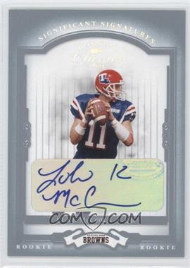 2004 Donruss Classics - [Base] - Platinum Significant Signatures #204 - Luke McCown /25