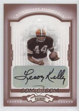 2004 Donruss Classics - [Base] - Red Significant Signatures #127 - Legend - Leroy Kelly
