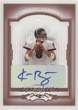2004 Donruss Classics - [Base] - Red Significant Signatures #7.2 - Kyle Boller (2003 Auto)