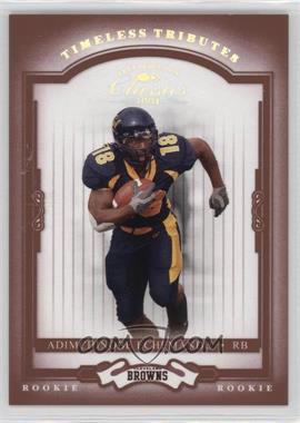 2004 Donruss Classics - [Base] - Timeless Tributes Red #155 - Adimchinobe Echemandu /100