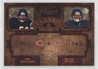 Mike Singletary, Walter Payton #/750