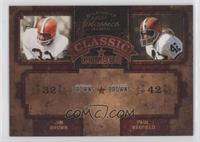 Jim Brown, Paul Warfield #/750