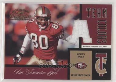 2004 Donruss Classics - Team Colors - Away #TC-11 - Jerry Rice /150