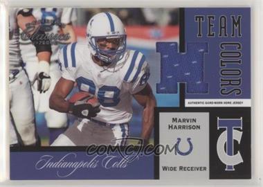 2004 Donruss Classics - Team Colors - Prime #TC-18 - Marvin Harrison /25