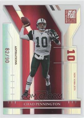 2004 Donruss Elite - [Base] - Aspirations Die-Cut #67 - Chad Pennington /90