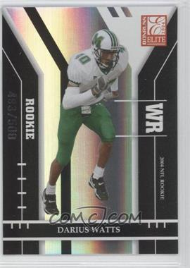 2004 Donruss Elite - [Base] #122 - Darius Watts /500