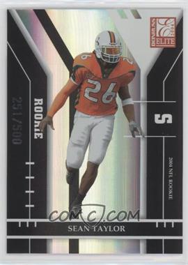 2004 Donruss Elite - [Base] #191 - Sean Taylor /500