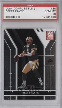 2004 Donruss Elite - [Base] #35 - Brett Favre [PSA 10 GEM MT]