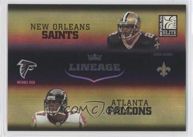 2004 Donruss Elite - Lineage #L-1 - Aaron Brooks, Michael Vick