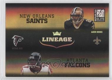 2004 Donruss Elite - Lineage #L-1 - Aaron Brooks, Michael Vick