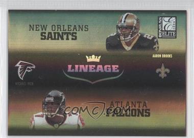 2004 Donruss Elite - Lineage #L-1 - Aaron Brooks, Michael Vick